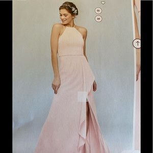 Beautiful High Neck Petal Lt pink, worn once it is very light and comfortable.